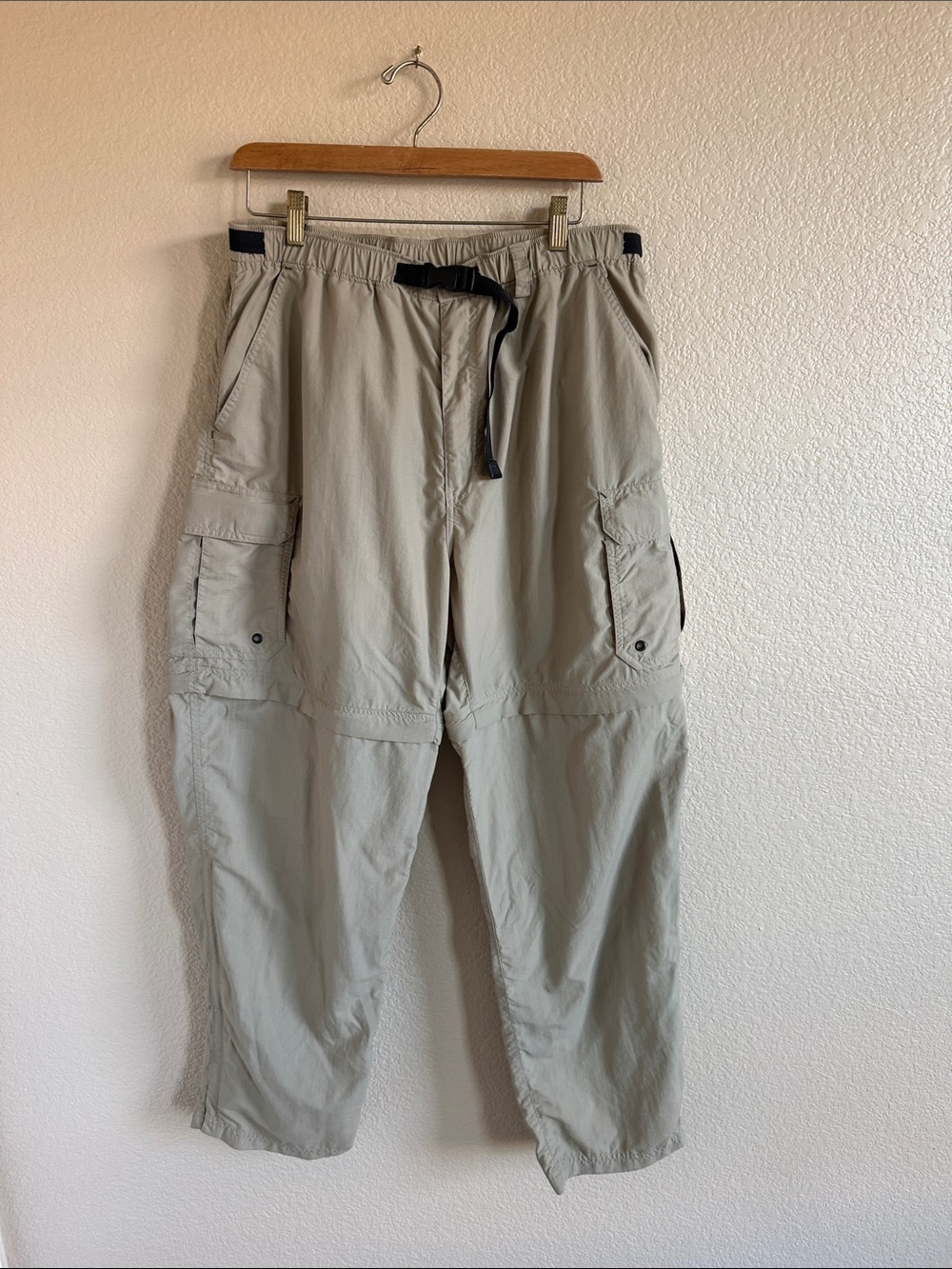 Men's Lightweight Cargo Pants - Light Beige